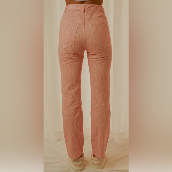 NWT - Peppermayo Exclusive - Electric Avenue Pants - Pink Wave - Size 6 - Picture 4 of 5